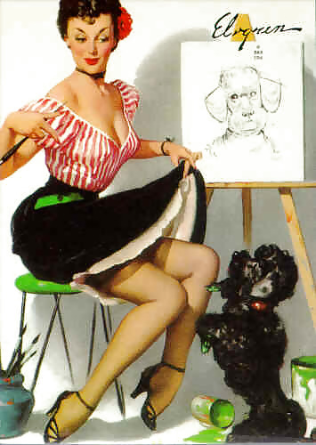 Vintage Pinups Gil Elvgren #1672405