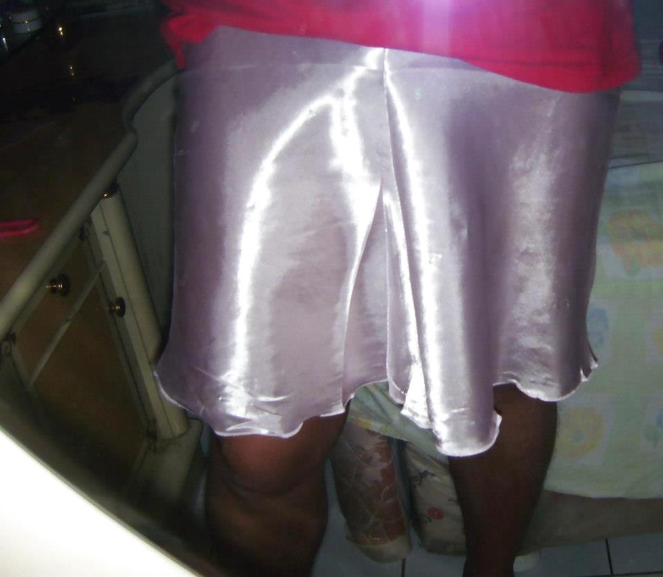 Satin skirt #14156156