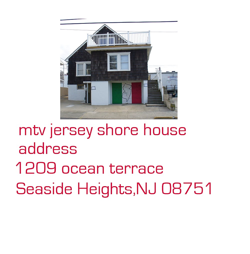Jersey shore house address