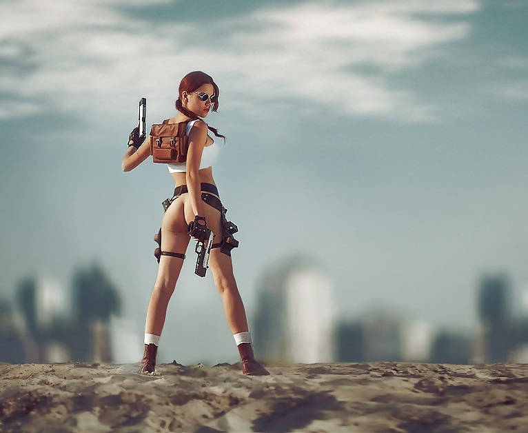 Lara croft cosplay & nudi
 #17397562