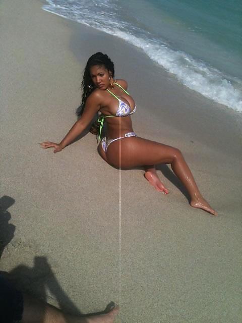 Thick and beautiful at the Beach! #4180210