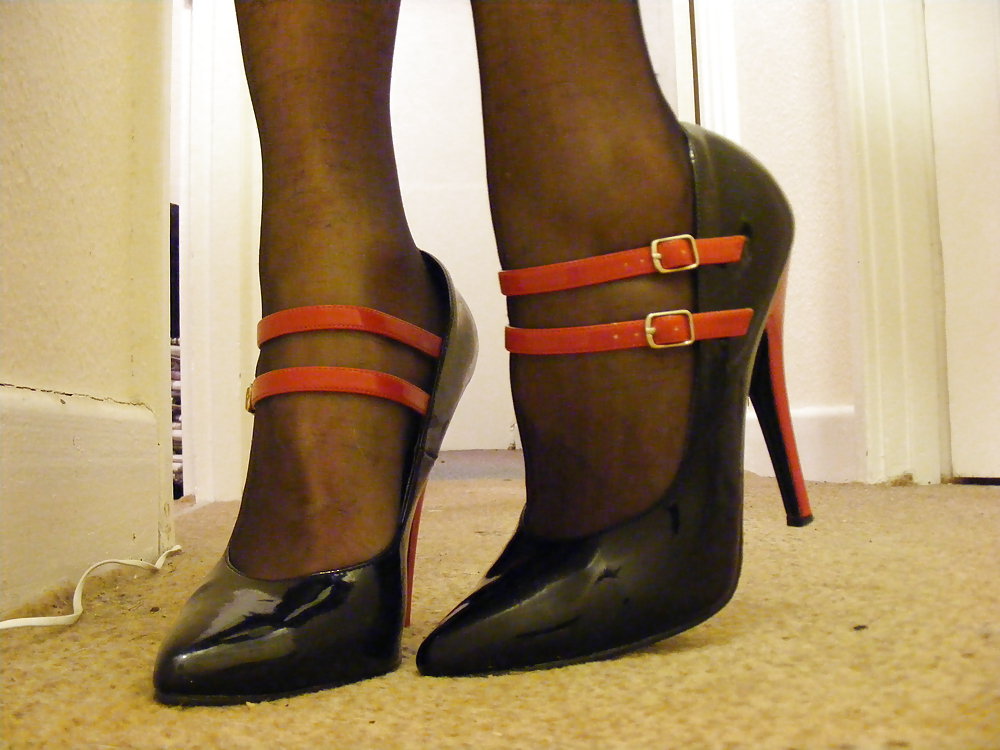 More High heels, a big cock and a dildo again! #5231306