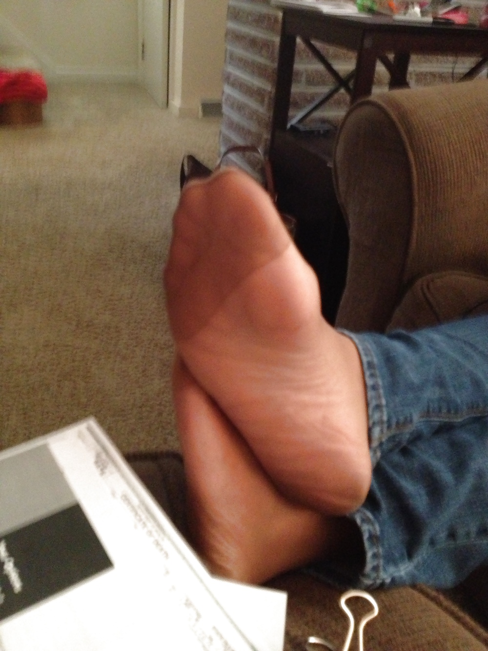 My Candid Pantyhose Feet #17464152
