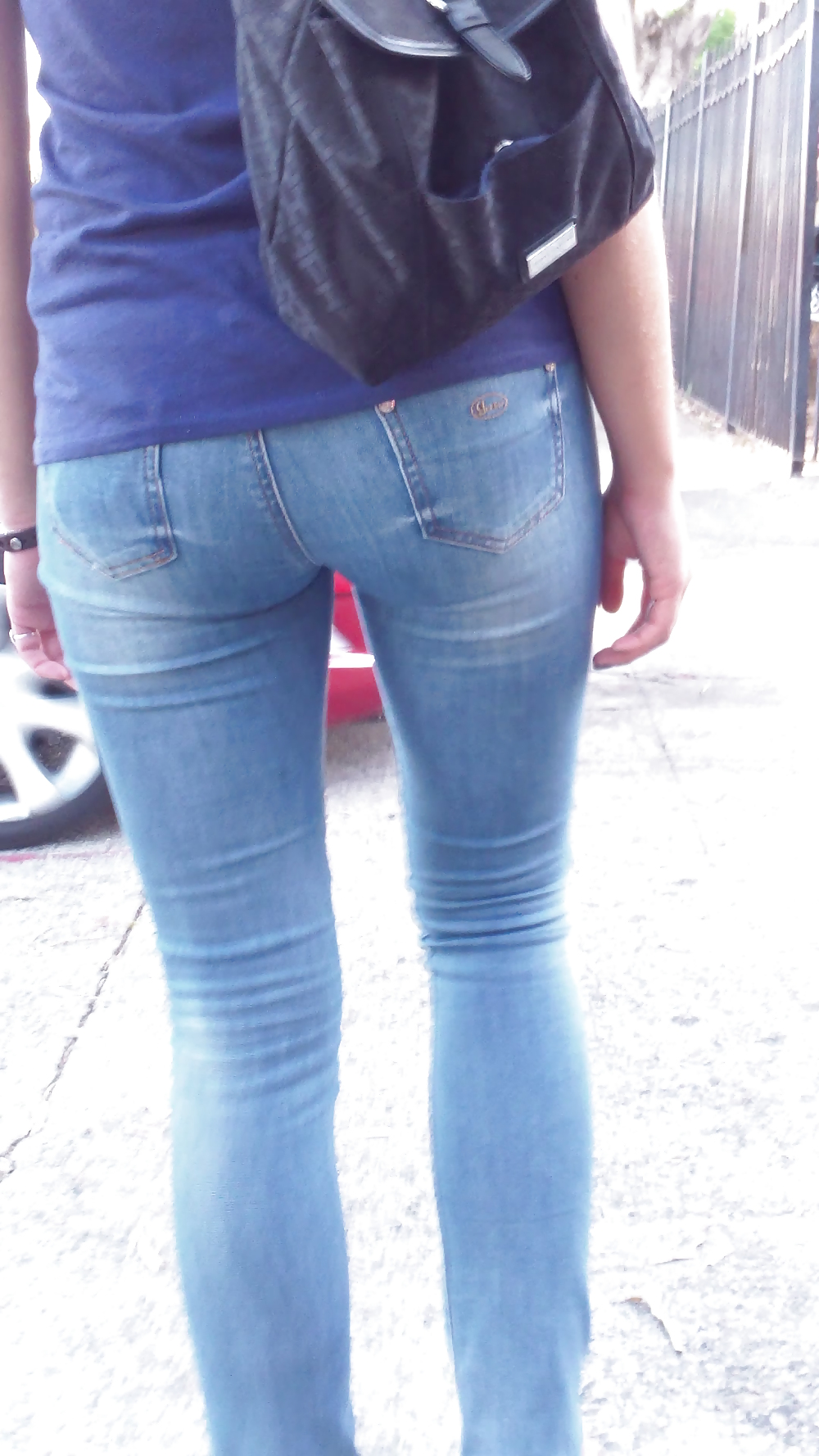 Long tall teen sexy ass & butt in jeans #21780694