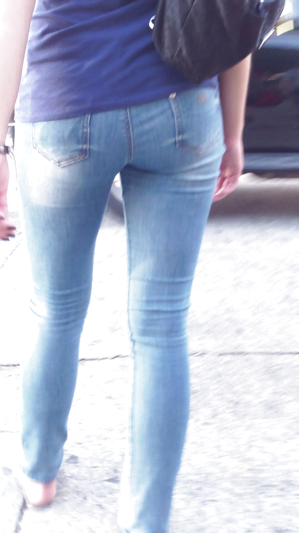 Long tall teen sexy ass & butt in jeans #21780725