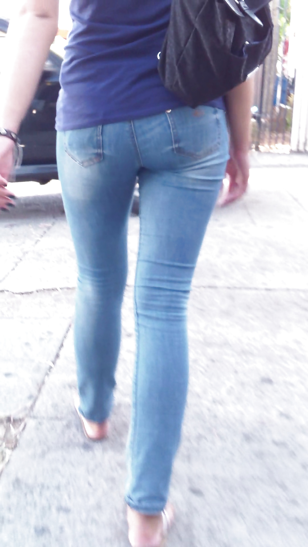 Long tall teen sexy ass & butt in jeans #21780735