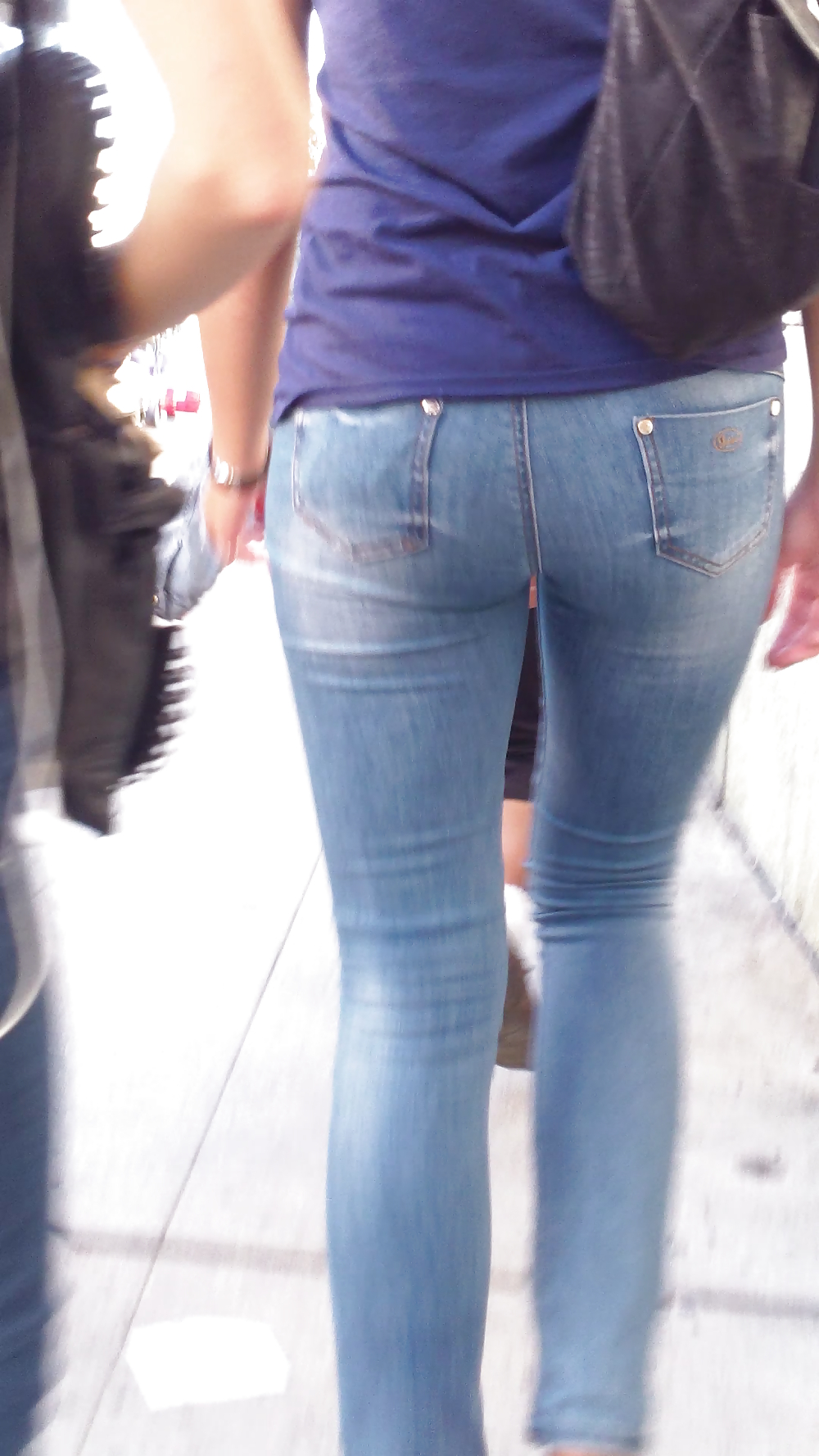 Long tall teen sexy ass & butt in jeans #21780816