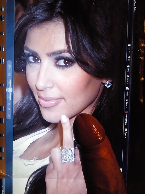 Kim Kardashian with my cock #4607556