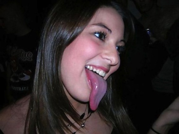 Chicks With Freakishly Long Tongues 5 #12409488