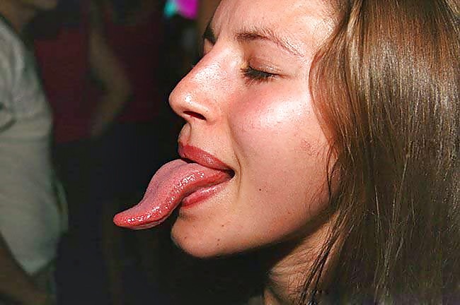 Chicks With Freakishly Long Tongues 5 #12409493