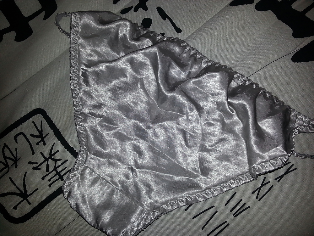 My ex wife satin panties #17459417