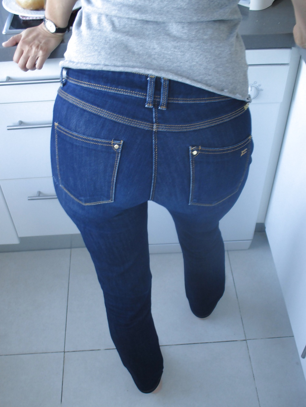 Big firm mature ass in jeans #22593280