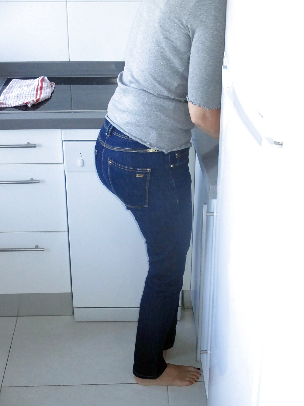 Big firm mature ass in jeans #22593283