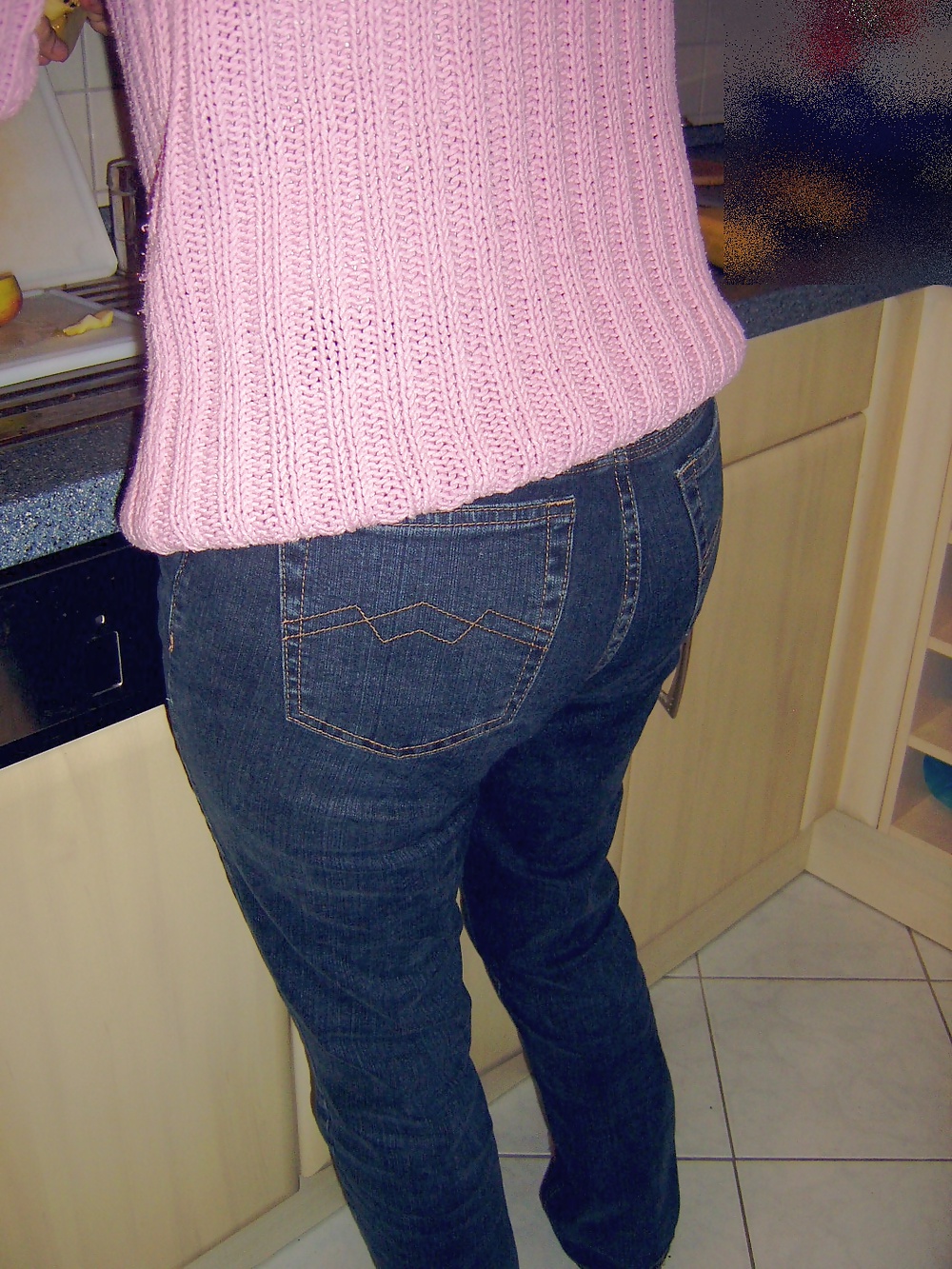 Big firm mature ass in jeans #22593346