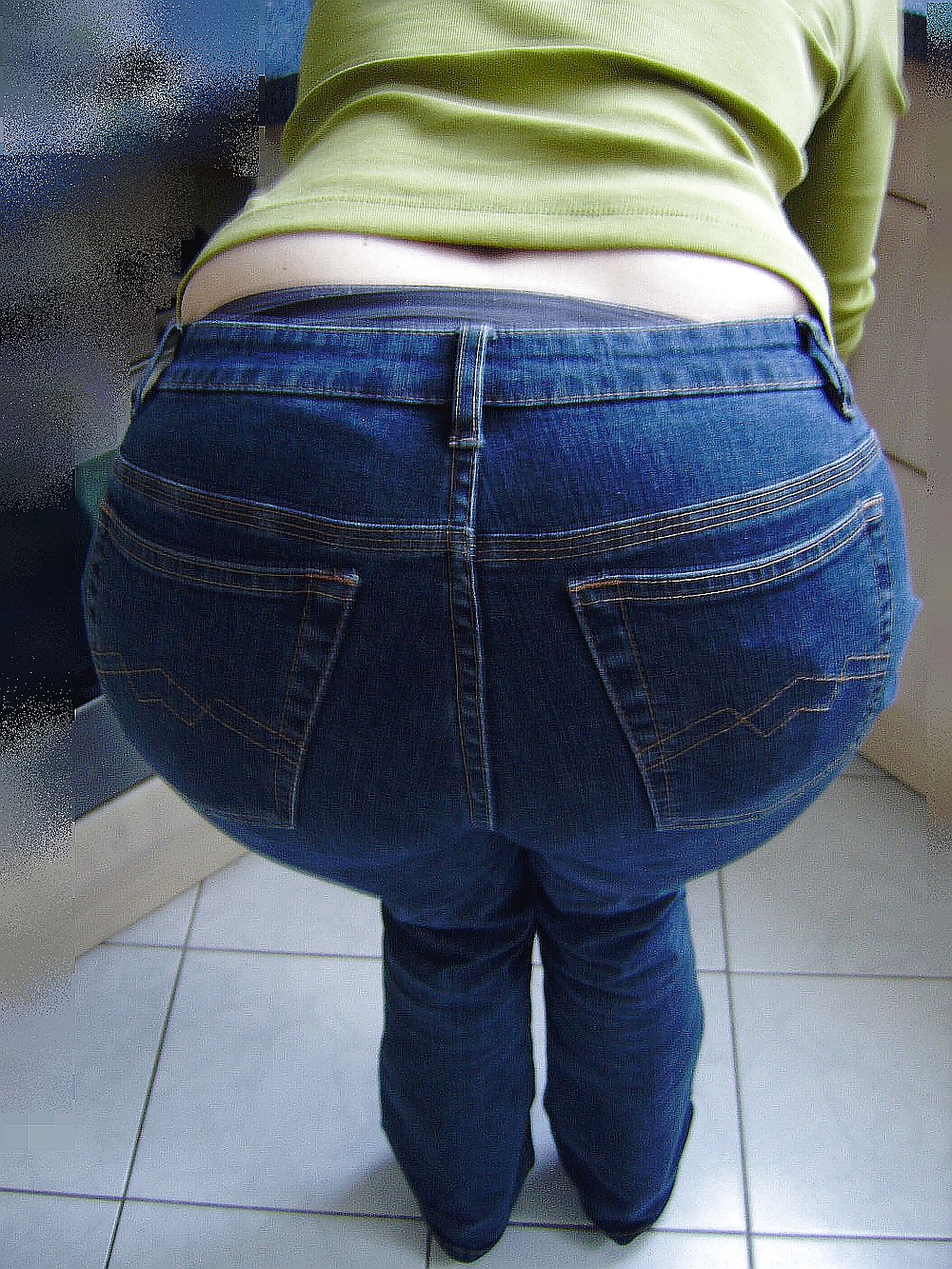 Big firm mature ass in jeans #22593386