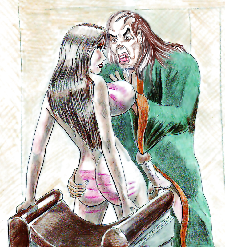 Harvey Kurtz loves to whip women in his BDSM drawings #18438003