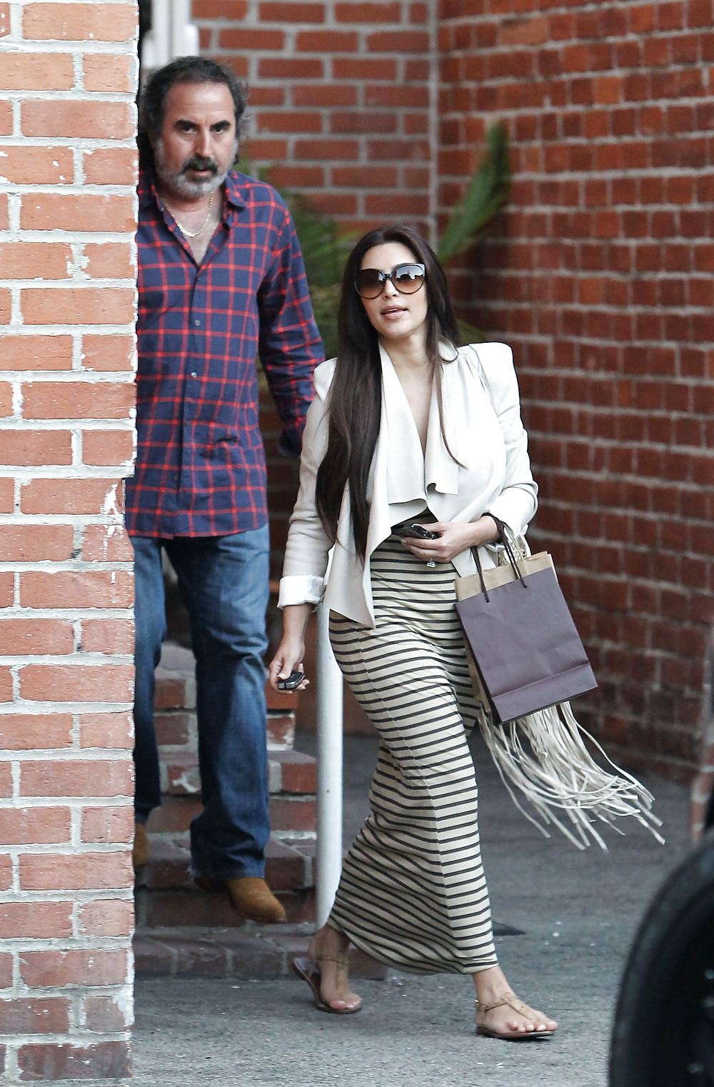 Kim Kardashian outside of a salon in LA ASS #4354282