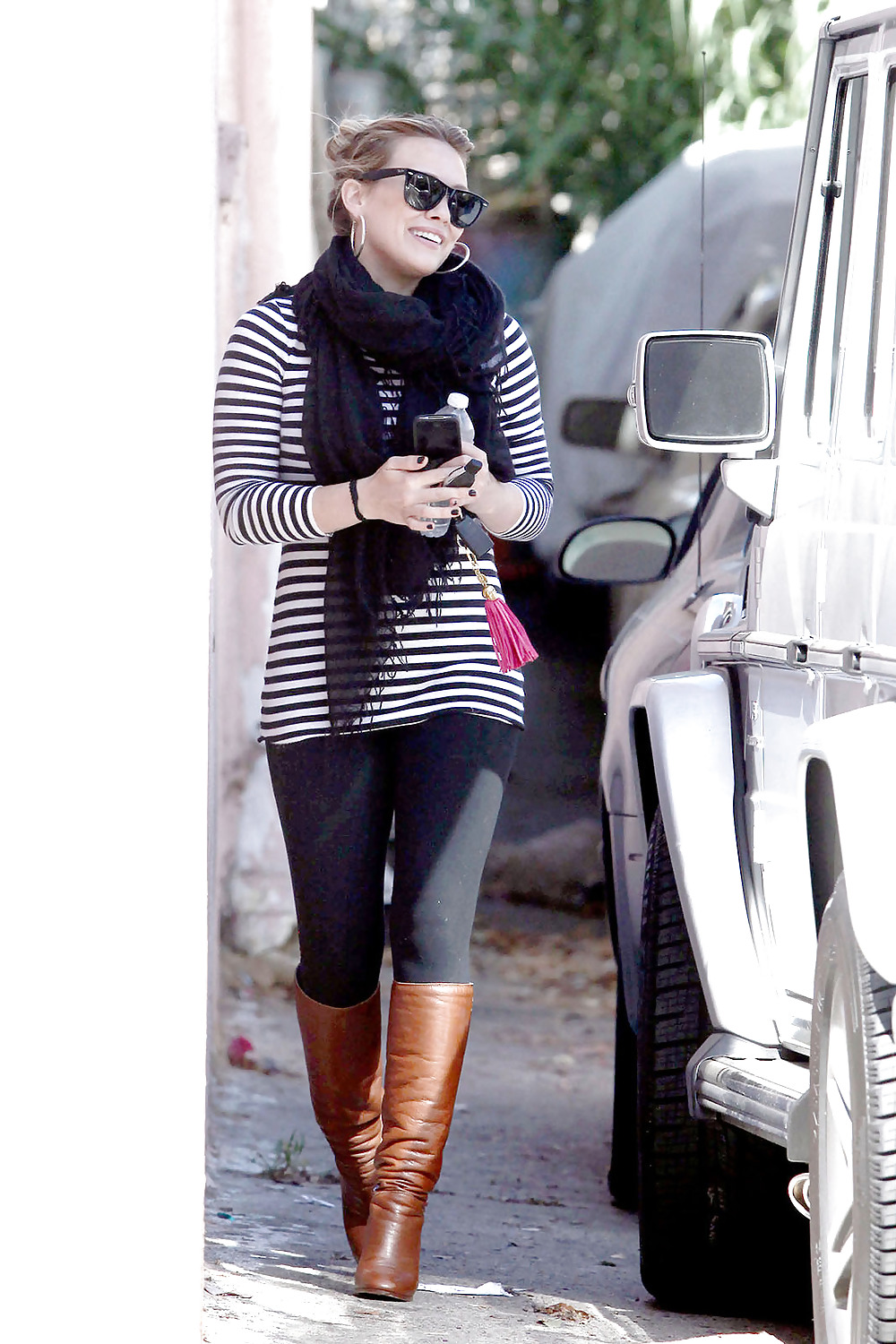 Hilary duff va a pilates en toluca lake assboots shots
 #5871222