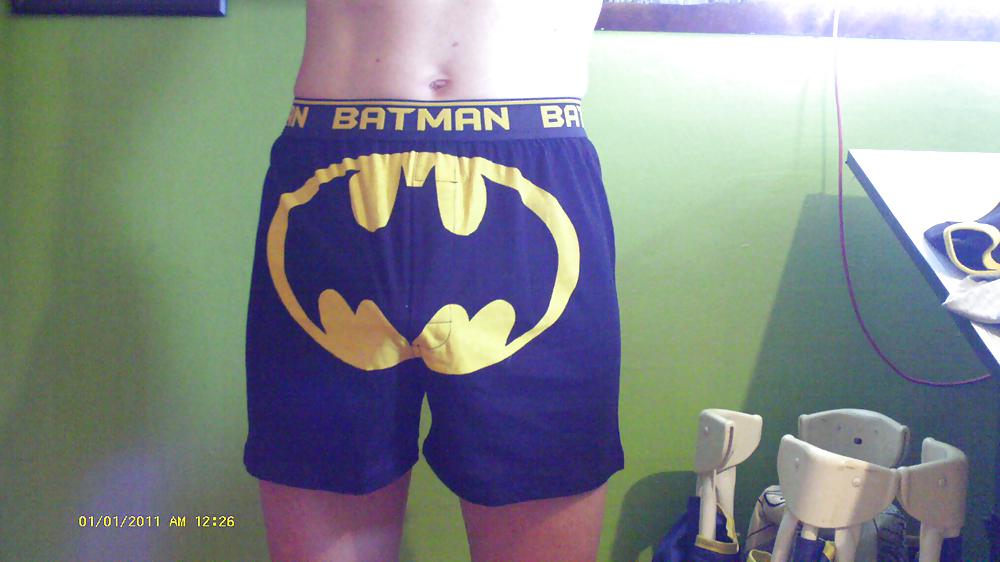 Vampy Batman below place on