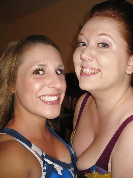Freckled Redhead Blonde College Babes #8382938