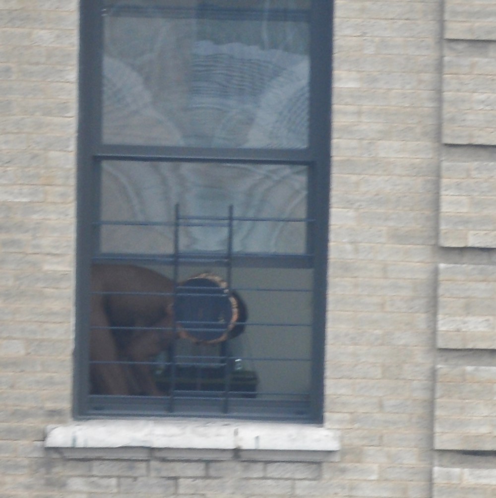 Harlem Naked Neighbor Girl Naked in the Window - New York