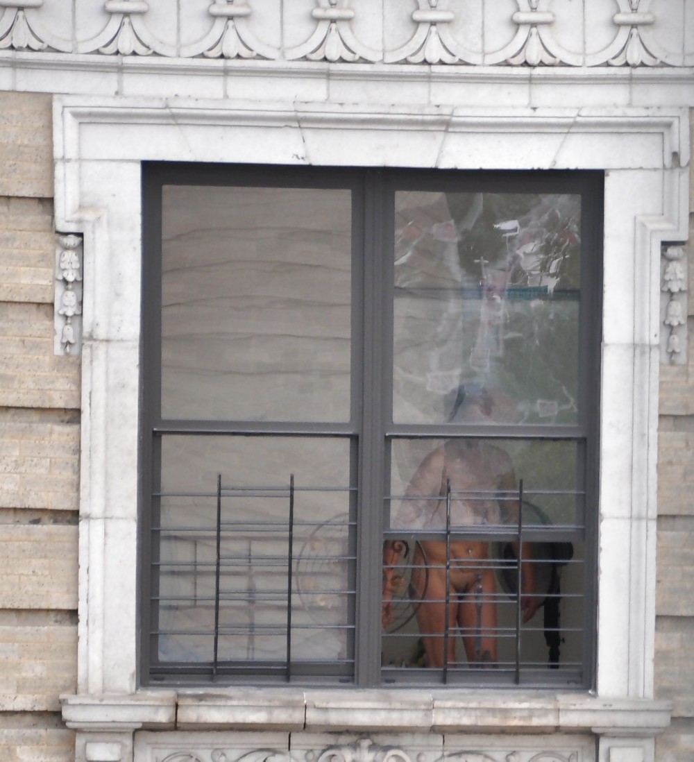 Harlem Naked Neighbor Girl Naked in the Window - New York #5378681