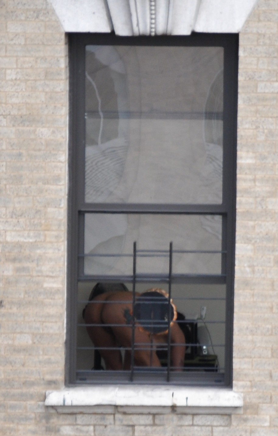 Harlem Naked Neighbor Girl Naked in the Window - New York #5378700