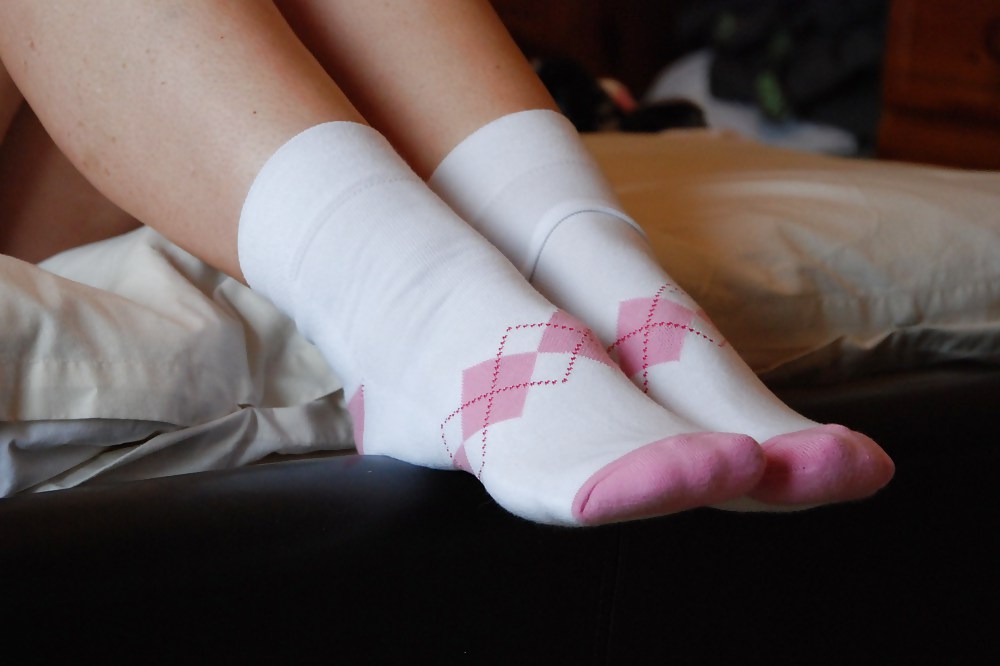 Dee sexy feet in socks awsome #7452653