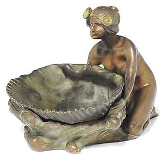 アール・デコの彫像2 - 女性のブロンズ像
 #16361577