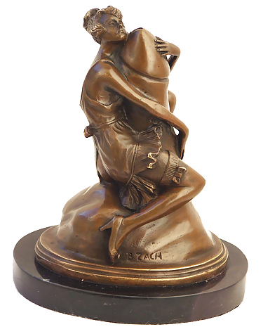 アール・デコの彫像2 - 女性のブロンズ像
 #16361605