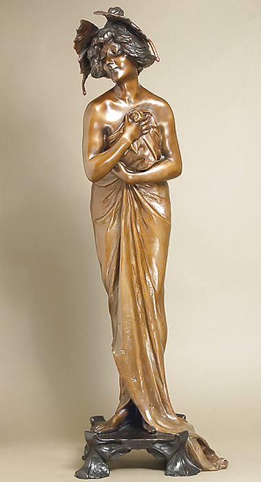 アール・デコの彫像2 - 女性のブロンズ像
 #16361710