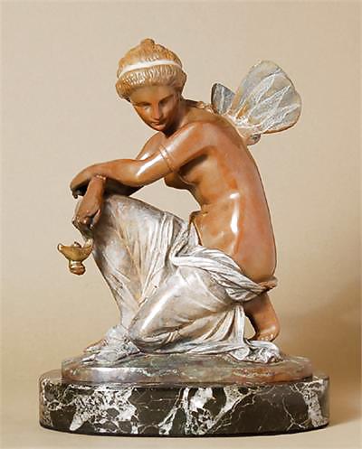 アール・デコの彫像2 - 女性のブロンズ像
 #16361732