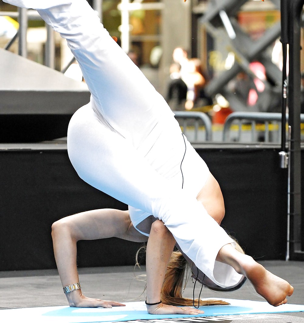 White yoga pants #8756470
