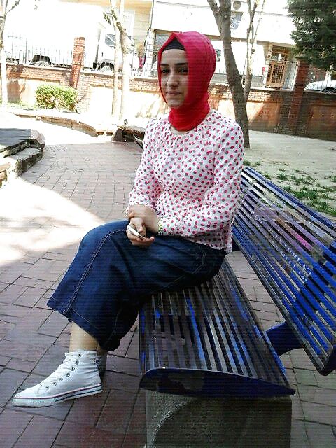 Turkish arab hijab turbanli asian kapali #18185480