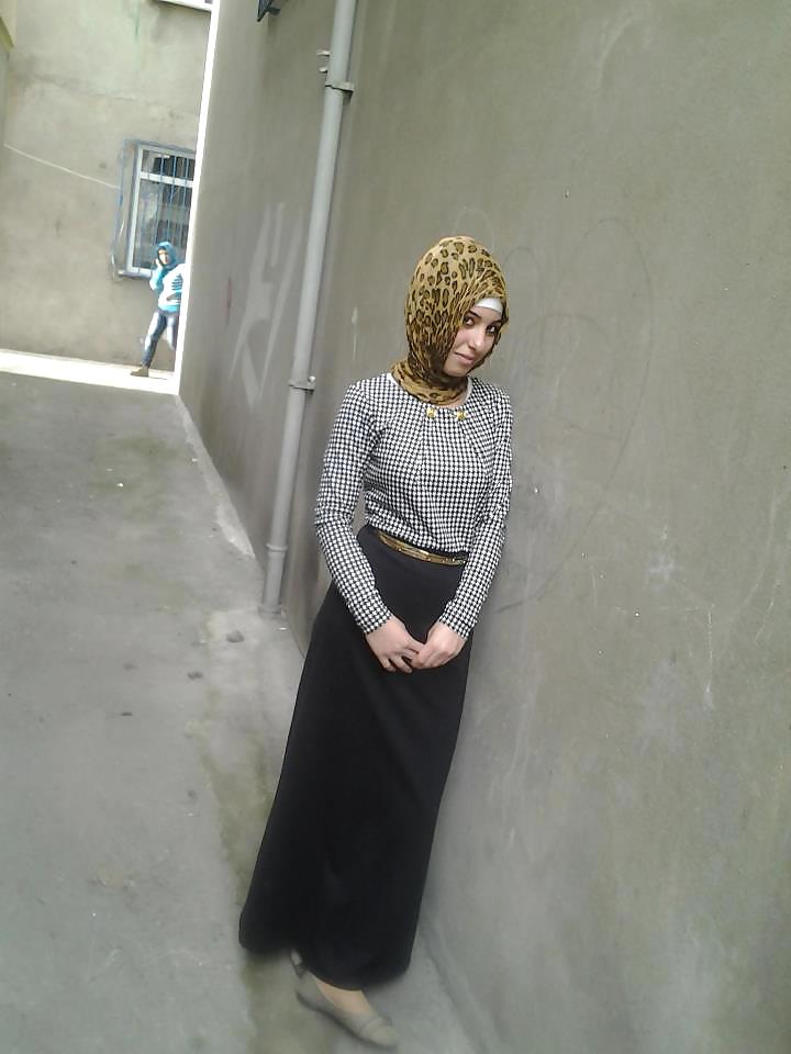 Turkish arab hijab turbanli asian kapali #18185553