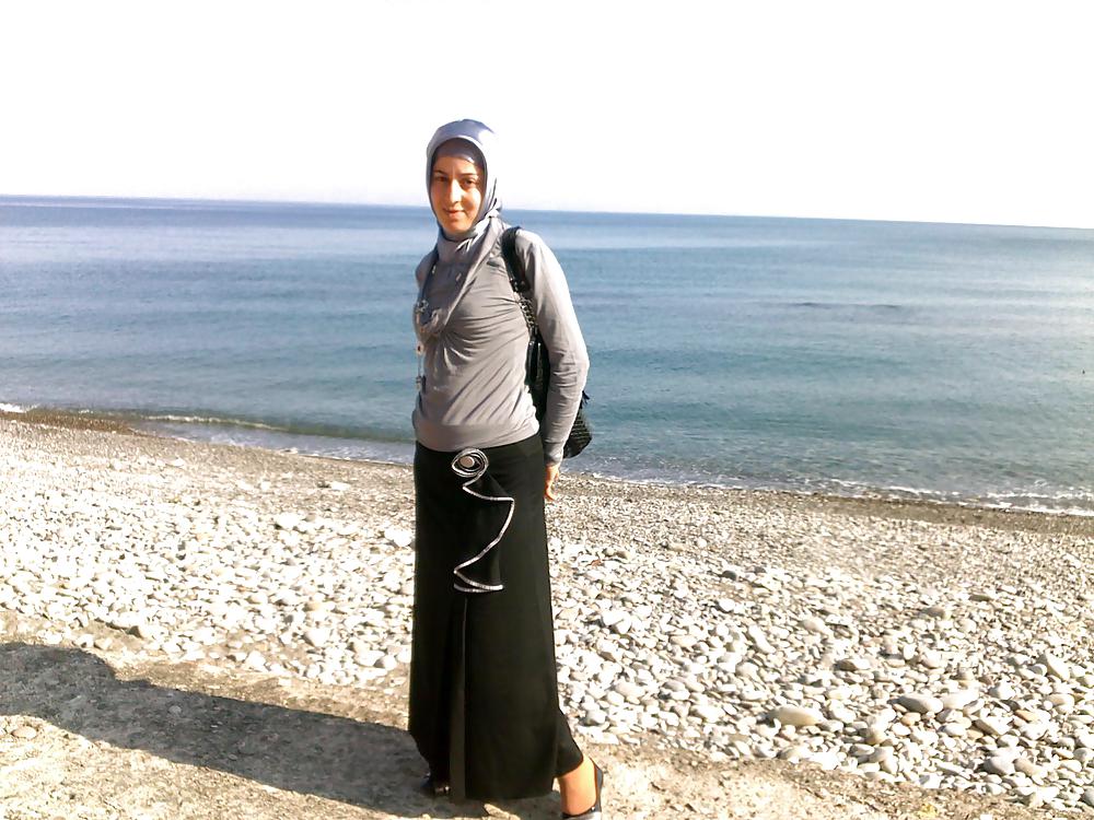 Turkish arab hijab turbanli asian kapali #18185562