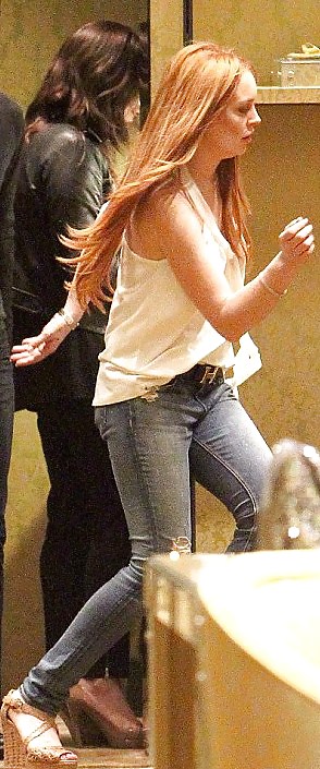 Lindsay Lohan ... Shopping With New Red Hair #13836256