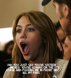 Miley cyrus didascalie
 #17616885