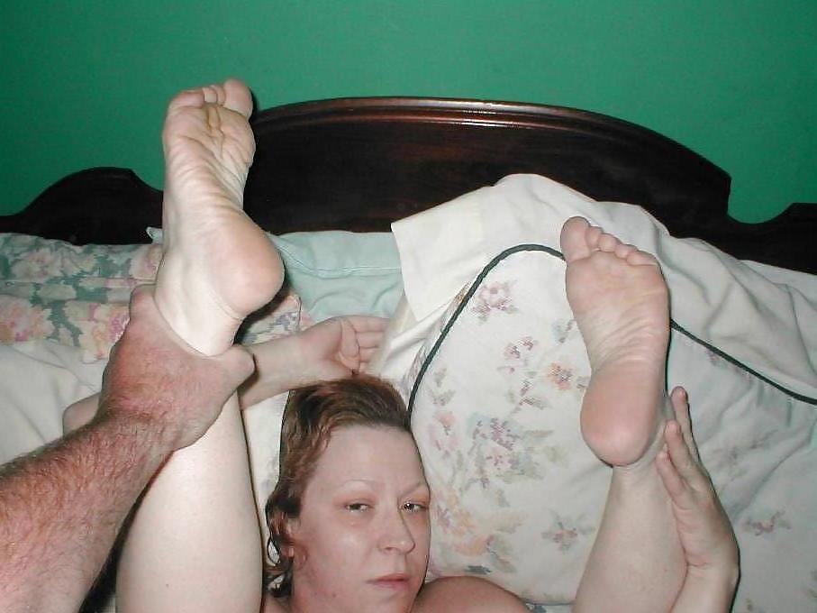 Wife's Pussy Feet and Legs Spread #3994947