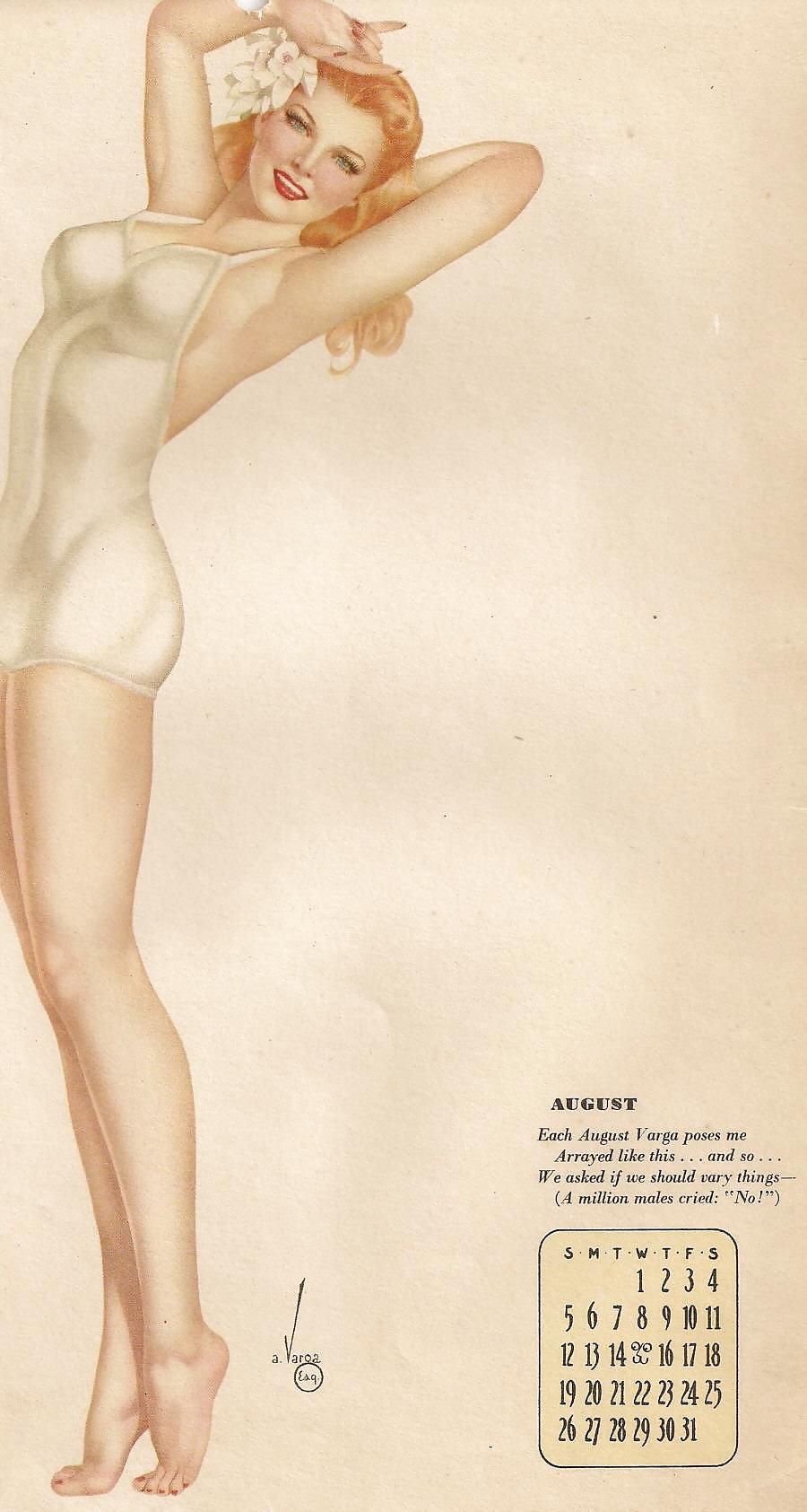 Erotic Calendar 5 - Vargas Pin-united states of america1945 #9308030