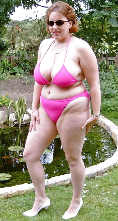 Trajes de baño bikinis sujetadores bbw maduro vestido joven grande enorme - 37
 #14366774