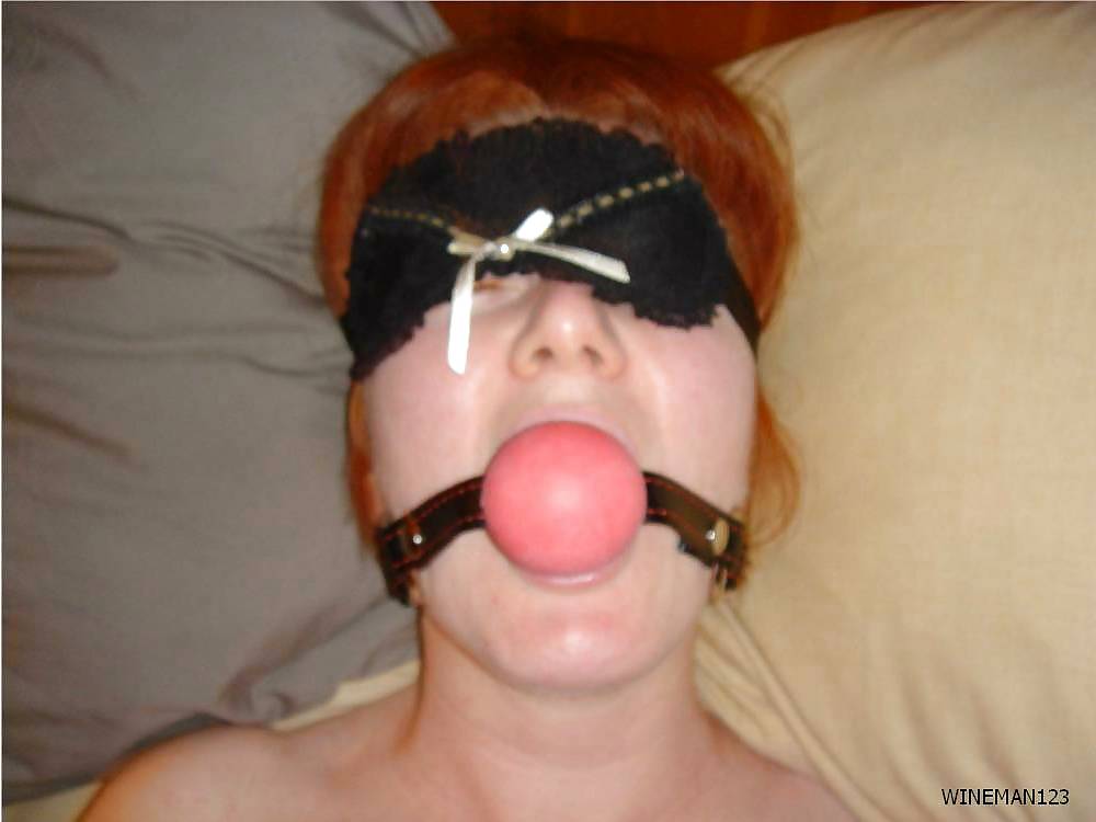 Strumpfmaske & Ballgag #12873487