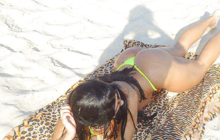 Latina ass at the beach 4 #21391517