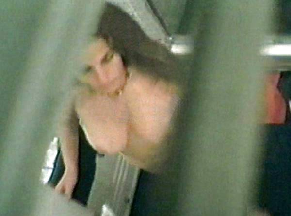 MILF caught by hidden cam in the bathroom #246635