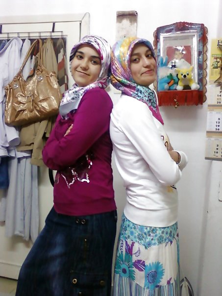 Arabisch-muslimischen Türkischen Turban-Hijab #20679645