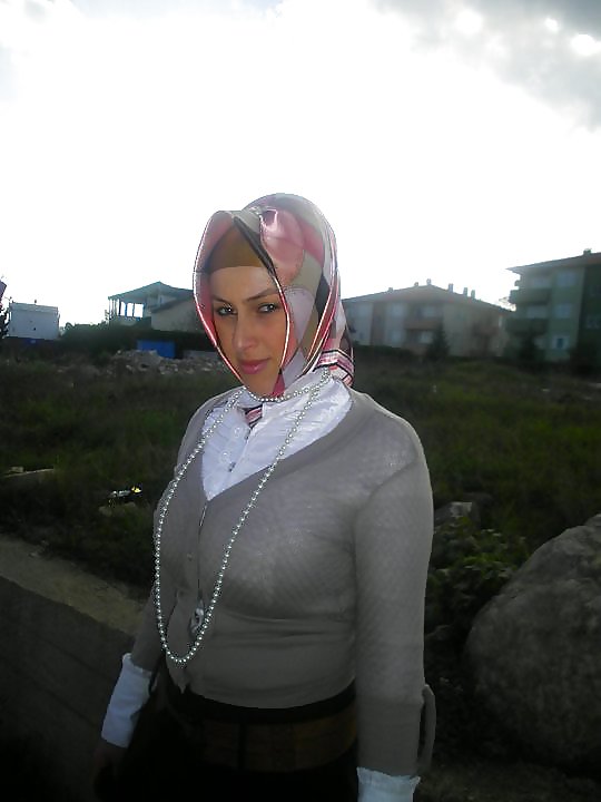 Turkish turbanli hijab arab asuman34 #9705093