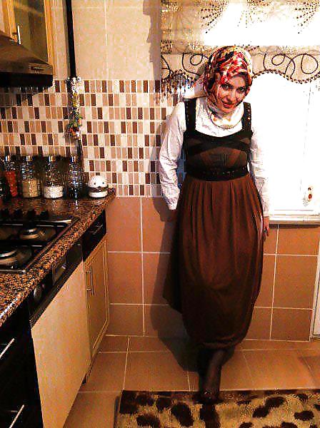 Turkish turbanli hijab arab asuman34 #9705214