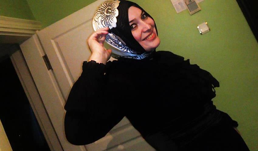 Turkish turbanli hijab arab asuman34 #9705312
