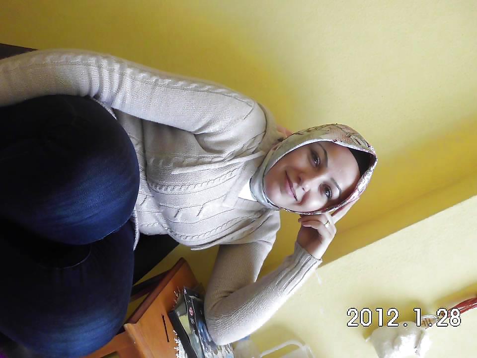 Turkish turbanli hijab arab asuman34 #9705376
