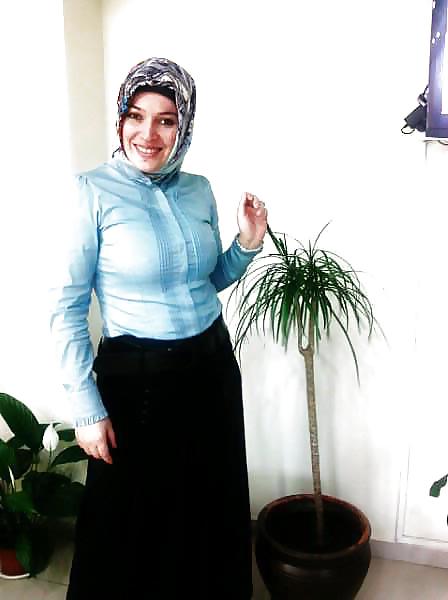 Turkish turbanli hijab arab asuman34 #9705607